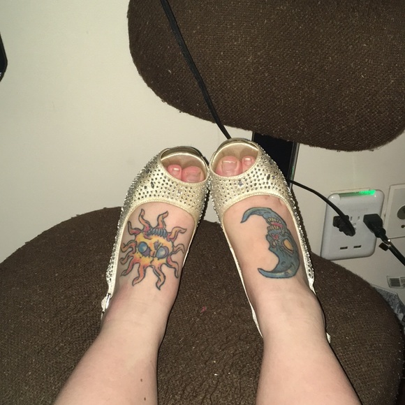 Silver Dazzle Heels - Picture 3 of 3